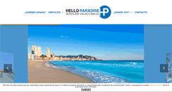 Desktop Screenshot of hello-paradise.com